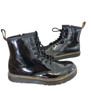 Dr. Martens Black Kids Boots Size 3 Big Kids